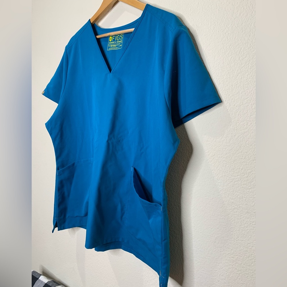 Figs Threads For Threads Scrub Top, Size 2xl - image 3